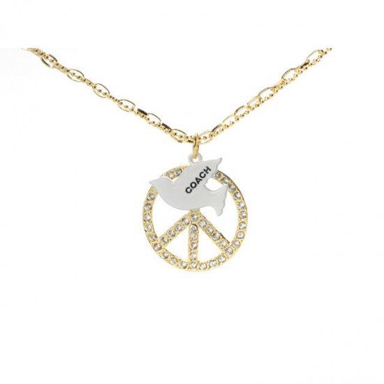 Coach Pigeon Charm Gold Necklaces CXT | Women